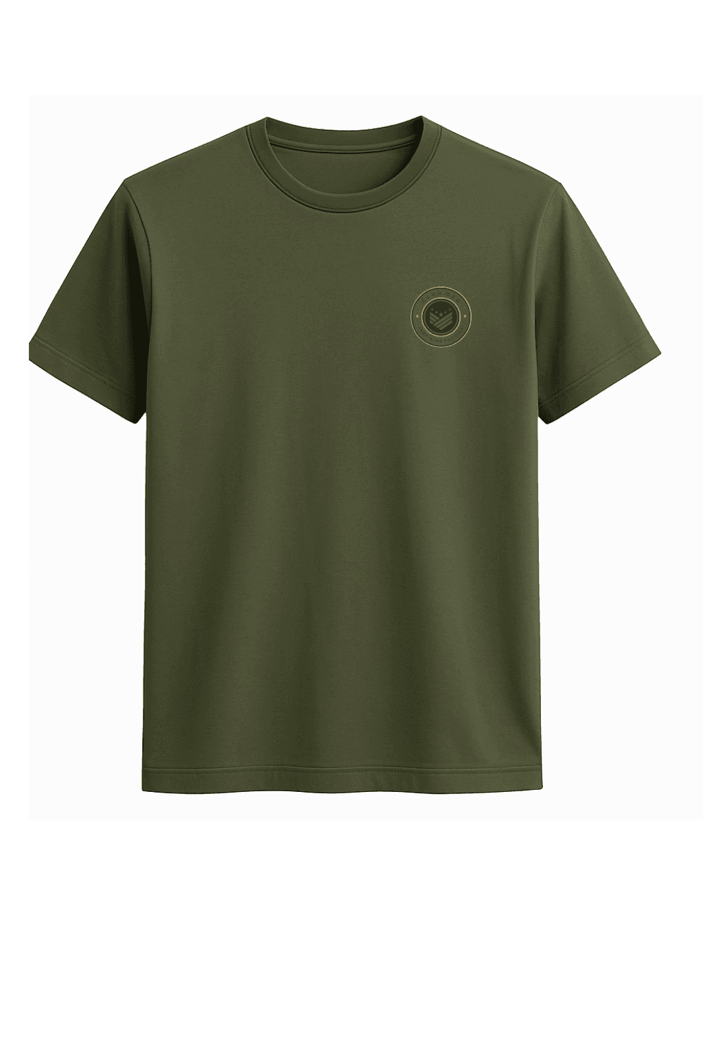 Olive Crew Neck Tee